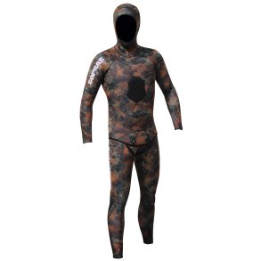 UV dragt Sopras Apnea  camou brown 3 m.m.