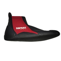 Neopren Stvler kort model, 2,5mm Tropisk rd/sort