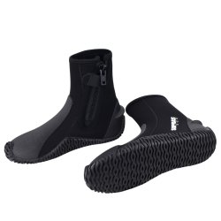 Neopren stvler med gummi sl og lynls.