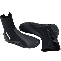 Neopren stvler med gummi sl og lynls.