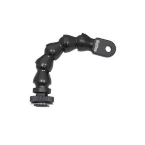 Bigblue Flexi Arm Hot Shoe YS-adapter 15cm med fleksible led set forfra.
