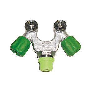 Dobbelt ventil til NITROX