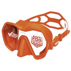 SEAC Purezza Antifog dykkermaske i orange silikone.