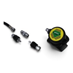 Adapter s� du kan bruge din regulator slange til BCD el. t�rdragt.