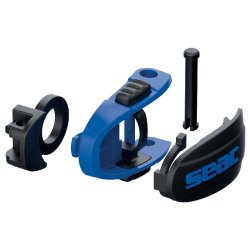 SEAC AJNA mask. sort med bl ramme ( Masken i hj kvalitet)