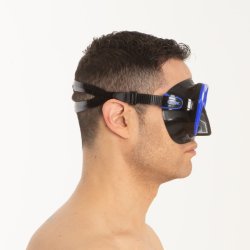 SEAC AJNA mask. sort med bl ramme ( Masken i hj kvalitet)