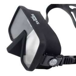 Dykkermaske Frameless sort silicone