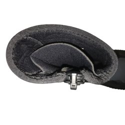 Neopren stvler med gummi sl og lynls.