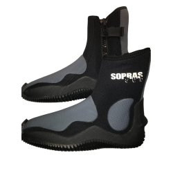 Neopren stvler med gummi sl og lynls.