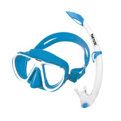 SEAC Bella Bis Snorkels�t til B�rn | Bl�/Pink | Sikker &amp; Sjov