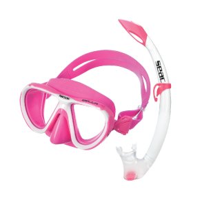 SEAC Bella Bis Snorkels�t til B�rn | Bl�/Pink | Sikker & Sjov