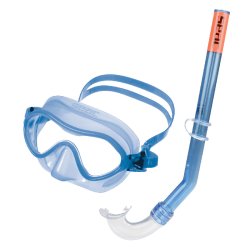 SEAC Junior Fit Snorkels�t � Perfekt til B�rn (3-8 �r) | Bl� &amp; Pink