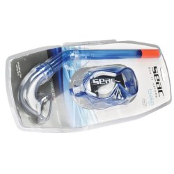 SEAC Junior Fit Snorkels�t � Perfekt til B�rn (3-8 �r) | Bl� &amp; Pink