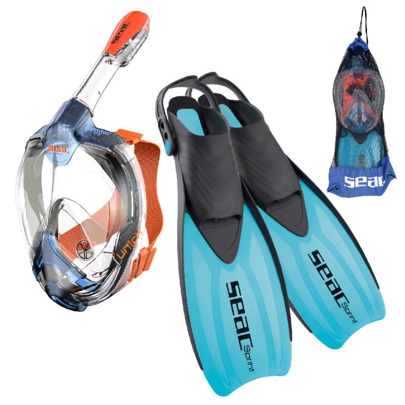 SEAC SET UNICA S/M S/KL +SPRINT snorkel set.