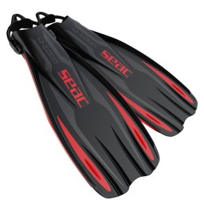 SEAC U-1000 Sling Strap i r�d model 71-55R elastisk h�lerem til dykkerfinner.