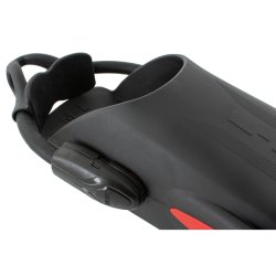 N�rbillede af den r�de gribel�kke p� SEAC U-1000 Sling Strap til nem p�kl�dning med handsker.