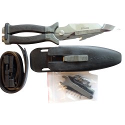 Soprasub 2-i-1 Dykkerkniv &amp; Saks | Med Sav &amp; Linet�rer (15 cm)