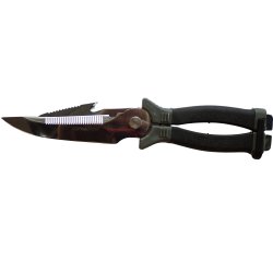 Soprasub 2-i-1 Dykkerkniv &amp; Saks | Med Sav &amp; Linet�rer (15 cm)